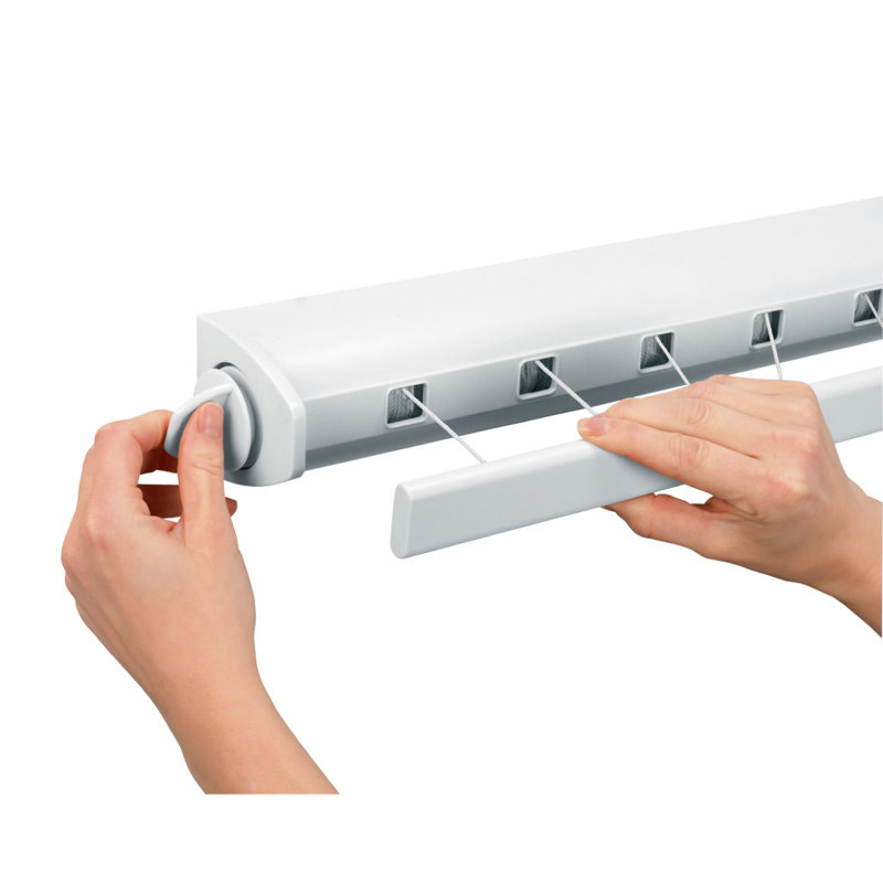 Brabantia Pull Out Laundry Line, 22 Metre, White