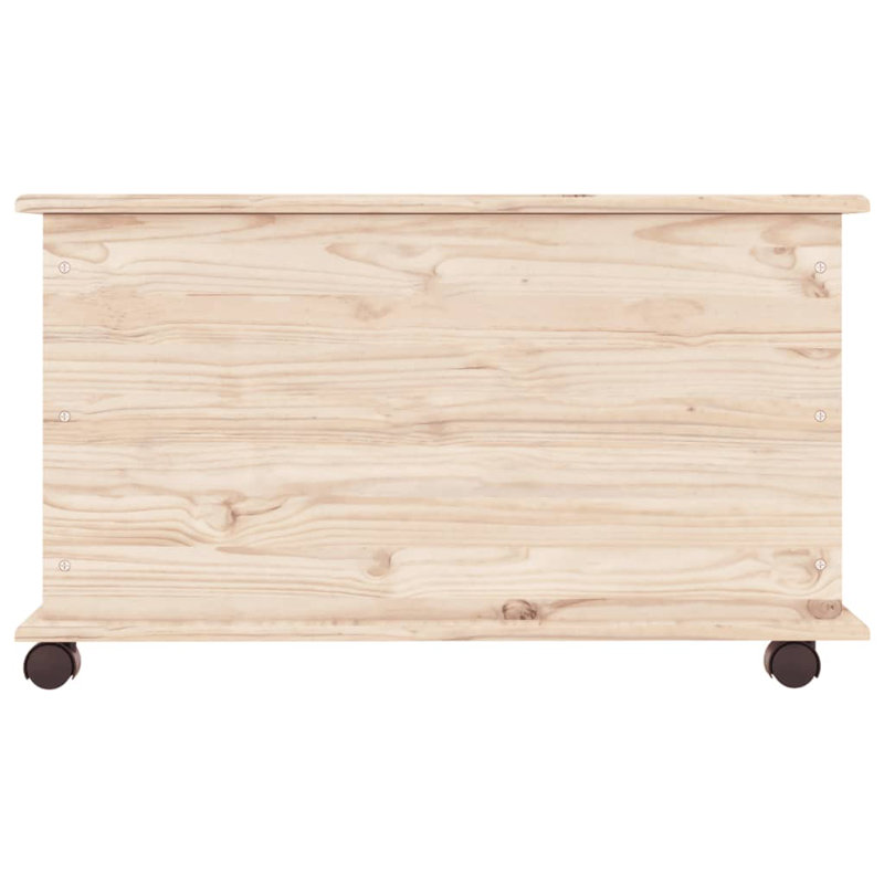Levonne vidaXL Storage Chest with Wheels, ALTA Range, 28.7''x15.6''x17.3'', Brown