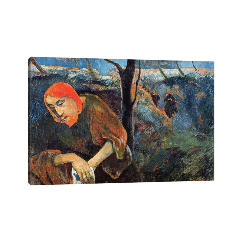 The Agony In The Garden Of Olives, 1889 by Paul Gauguin - Wrapped Canvas Gallery-Wrapped Canvas Giclée