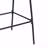 Set Of 2 Outdoor Patio Barstool, Metal PE Wicker Light Gray Faux-702836037