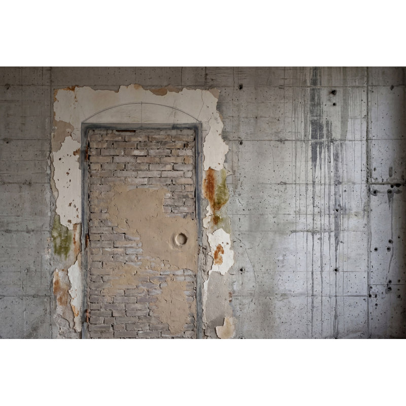 Papier peint mural en béton, Non tissé, 140 po x 108 po