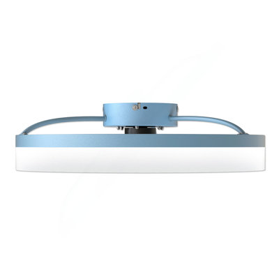 Ventilateurs de plafond avec lumières à DEL à intensité variable, installation encastrée de ventilateurs de plafond modernes et minces