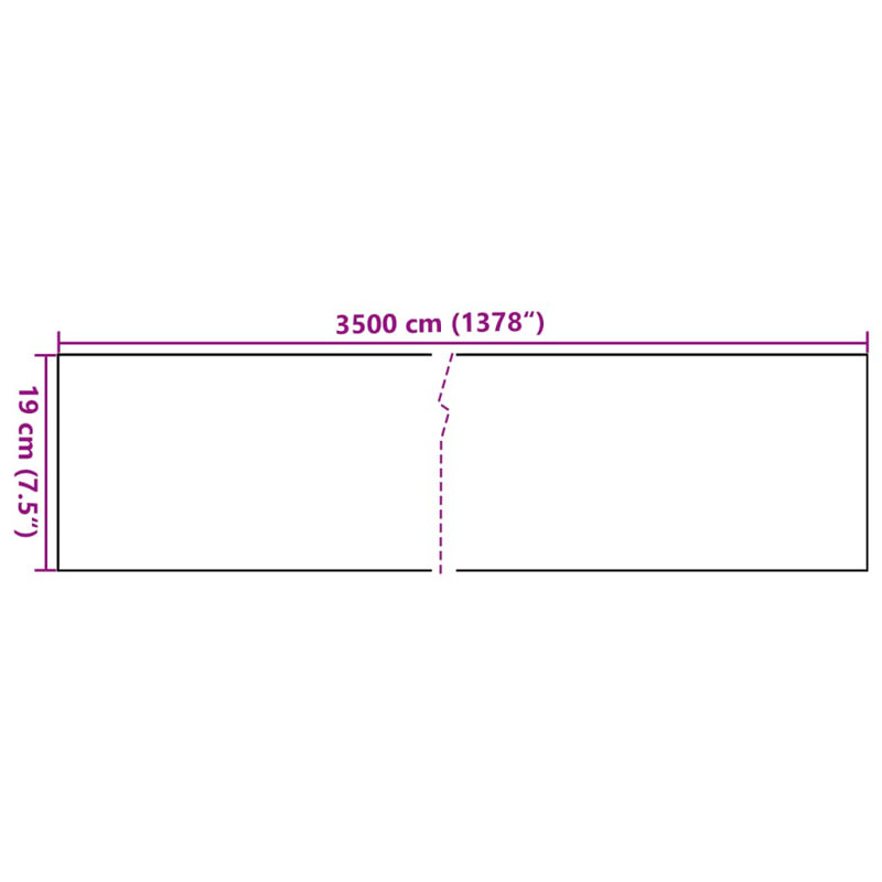 Rouleau de protection solaire vidaXL Garden