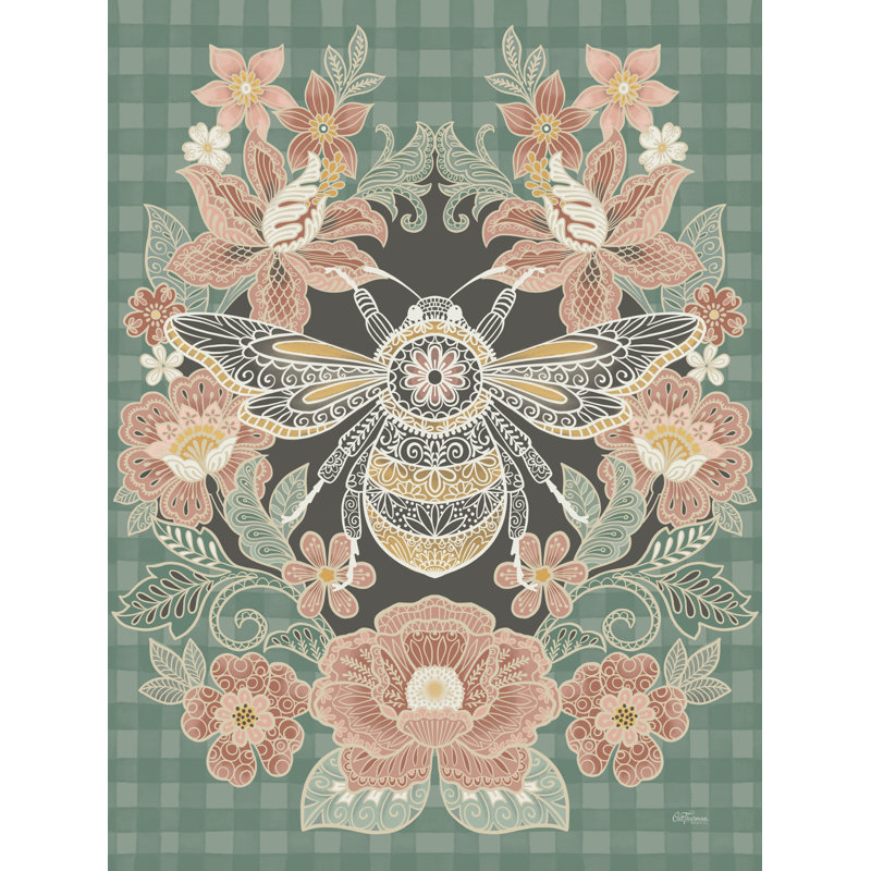 Fancy Bee by Cat Thurman Designs, 40" H x 30" W