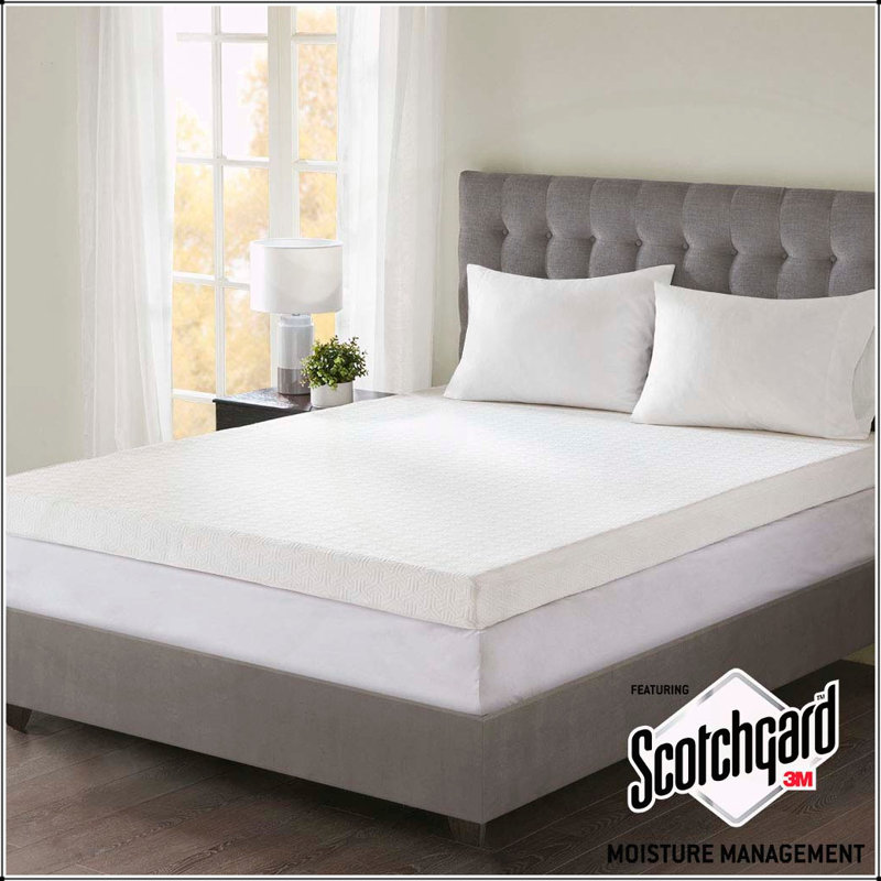 Surmatelas en mousse viscoélastique 4 ", Grand
