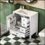 Meuble-lavabo 30 po avec tiroirs et lavabo en céramique-1821463128