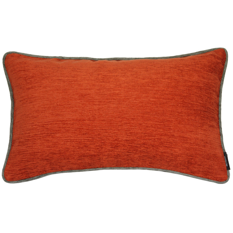 Suwanee Rectangular Cushion Cover, 30 x 50cm, Orange/Grey