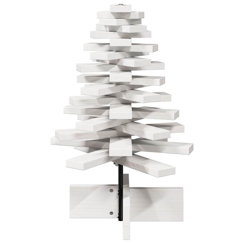 Christmas Decorative Accent, 60cm H x 40cm W x 40cm D, White