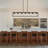 7-light Dining Room Light Dining Ceiling Lights Vintage Chandelier Rectangle Chandelier