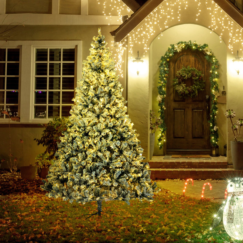 Arbre de Noël artificiel éclairé 106,25 pi - base incluse