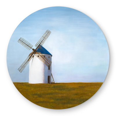 Big Windmill - Round Outdoor Area Rug for Home Decor