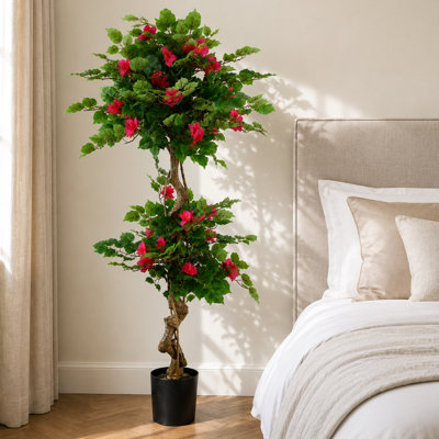 150cm Faux Flowering Tree in Pot Liner