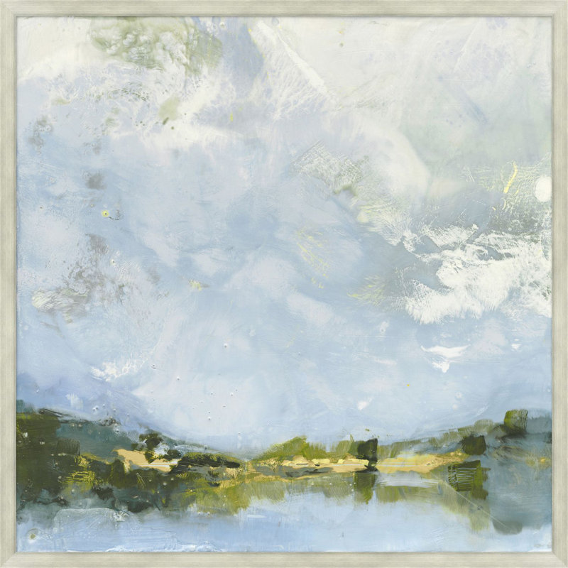 Étang en début de soirée - Peinture sur toile