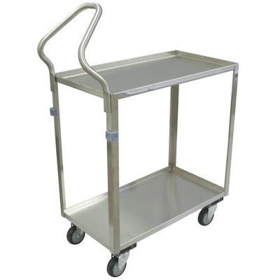 Chariot utilitaire pour ergo-étage 2 tablettes avec lèvres
