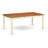 9 Piece Modern Dining Table Set Includes a Rectangle Wooden Table with Butterfly Leaf and 8 Kitchen Dining Chairs, 42x78 Inch, Buttermilk & Cherry-746768415-746768411-746768390
