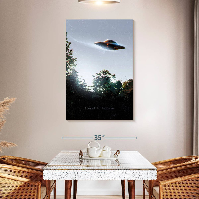 Kelan I Want To Believe It, 48" H x 32" W