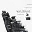 Chaise de bureau ergonomique en similicuir de 200 kg avec support lombaire et dossier haut; Fauteuil de bureau ergonomique avec appui-tête relevable Noir