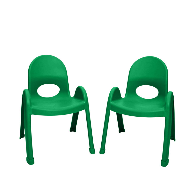 Chaise pour enfant Value Stack, Vert, 2, 5"