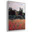 «Poppy Field Near Vetheuil», 1879, reproduction sur toile 3 pièces-1564142068-1564142064