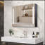 Sophistiqué 36X26 pouces miroir noir armoire de pharmacie avec désembueur de surface antibuée à intensité variable