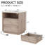 Table de chevet moderne avec station de charge, prises CA et ports USB-1083429794