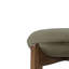 Contemporary Backless Bar Stool Set with Solid Rubber Wood Frame