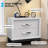 Modern 23" 2-Drawer Solid Wood Nightstand-1332668484