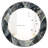 Abstract Glacial Painting Accent Wall Mirror-40097665