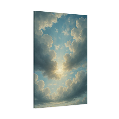 Apel Single Picture Frame Print on Canvas