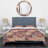 Peach Tiles Patchwork Polyester No Drunkard's Path Duvet Cover-1907346878