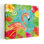 Tutti Frutti IV, oiseau, flamant rose, hibiscus, art tropical