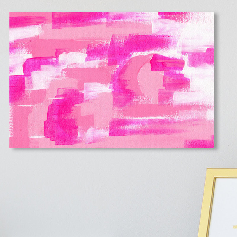 «Party Doll», peinture sur toile, H 10 po x l 15 po x P 1,5 po
