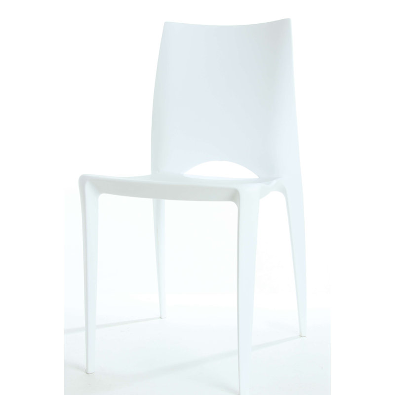 Ruzicka 18'' H Stacking Side Chair, White