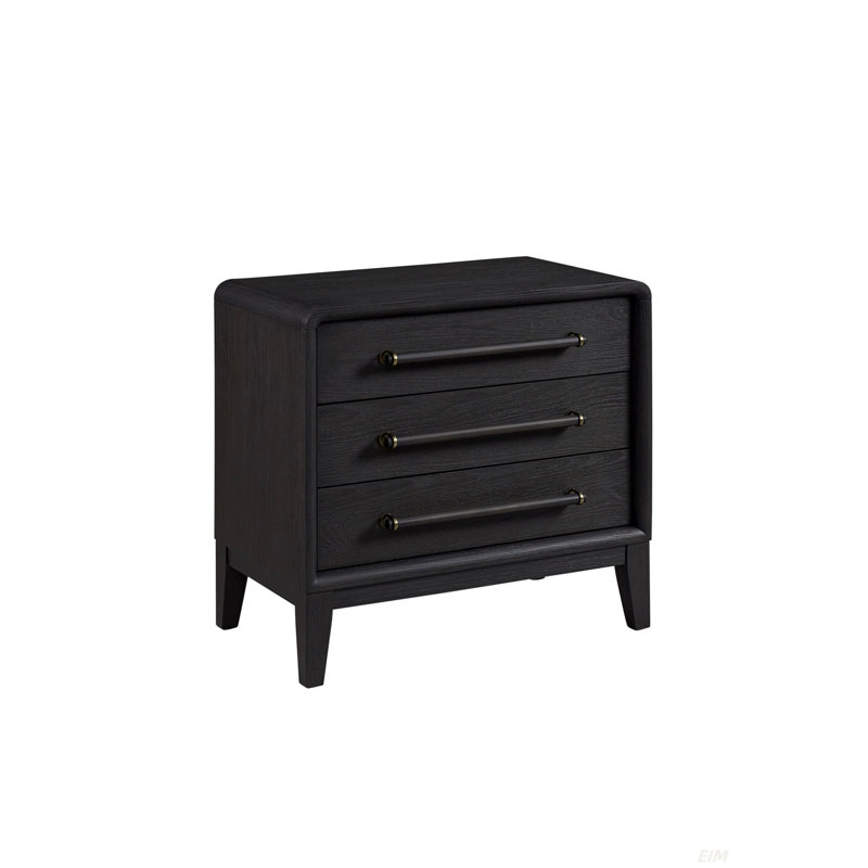 3 Drawer Nightstand With USB