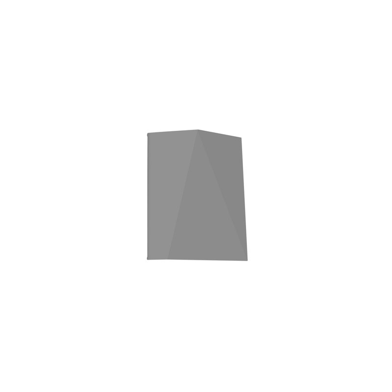 Calx LED Outdoor Sconce, Matte Gray, 3500K