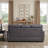 Leathaire Loveseat And Sofa Set With Accent Pillow-116620094