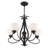 Terlton 5 - Light Steel Dimmable Chandelier-95054565-22508758