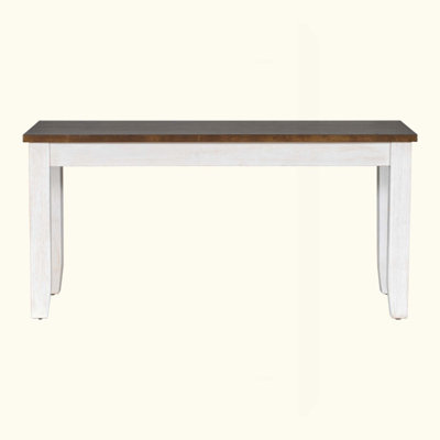 Rustic Style 6-Piece Dining Room Table Set with 4 Ergonomic Designed Chairs & a Bench