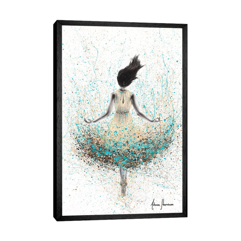 Wheat River Ballerina by Ashvin Harrison - Print on Canvas, Black Framed, 66.04 cm H x 45.72 cm W