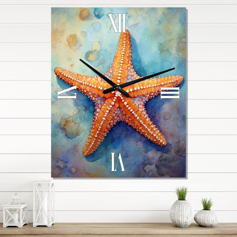 Horloge murale Spinny Starfish II, Petit