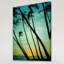 « tilting palms » par don schwartz, reproduction d’art sur toile tendue-15924005