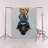Multi-Coloured Retro Themed Motorized Teddy Bear Patterned Creative Modern Decorative Rug-1517017581