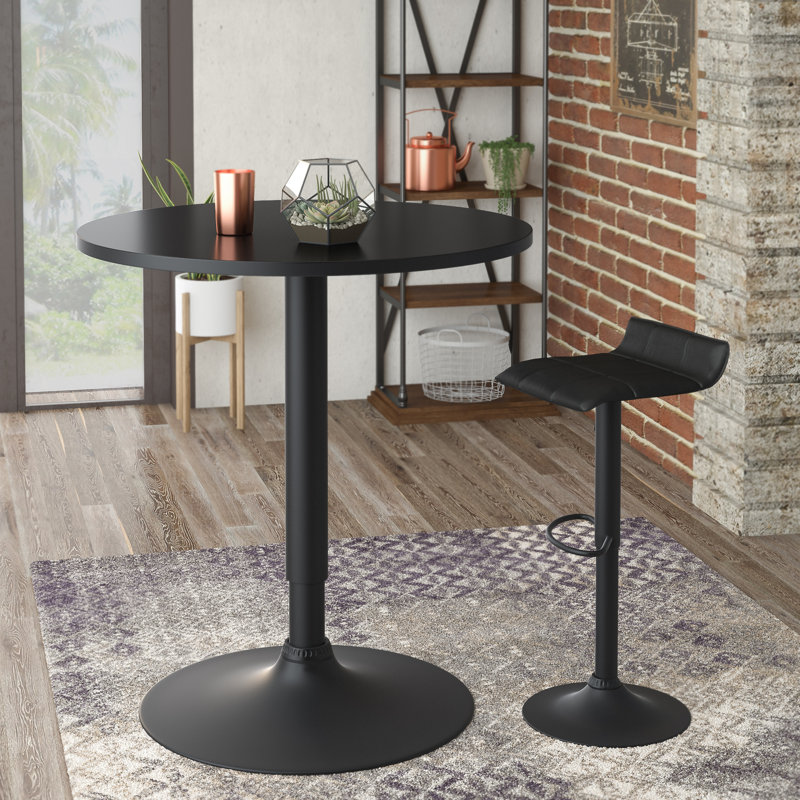 Liubomir Round Metal Base Dining Table