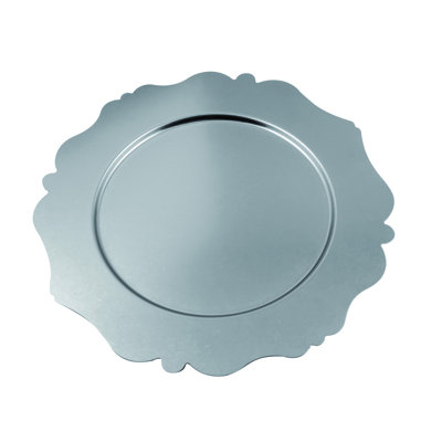 Dolce Vita 18/10 Stainless Steel Scalloped Chargers