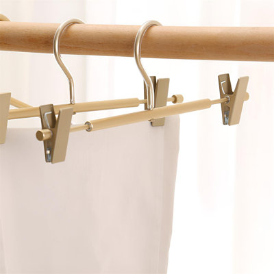 Premium Aluminum Pants Hanger With Sliding Clips