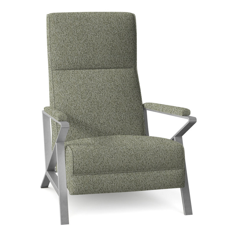 Infinity 28.25" Wide Manual Standard Recliner, Brushed Nickel, Hazelnut (8794 17)