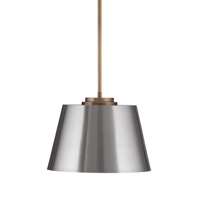 Luminaire suspendu tambour simple 1 lumière Holdina