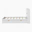 Lit plateforme simple en bois avec tête de lit bibliothèque-2001688938-2001688939