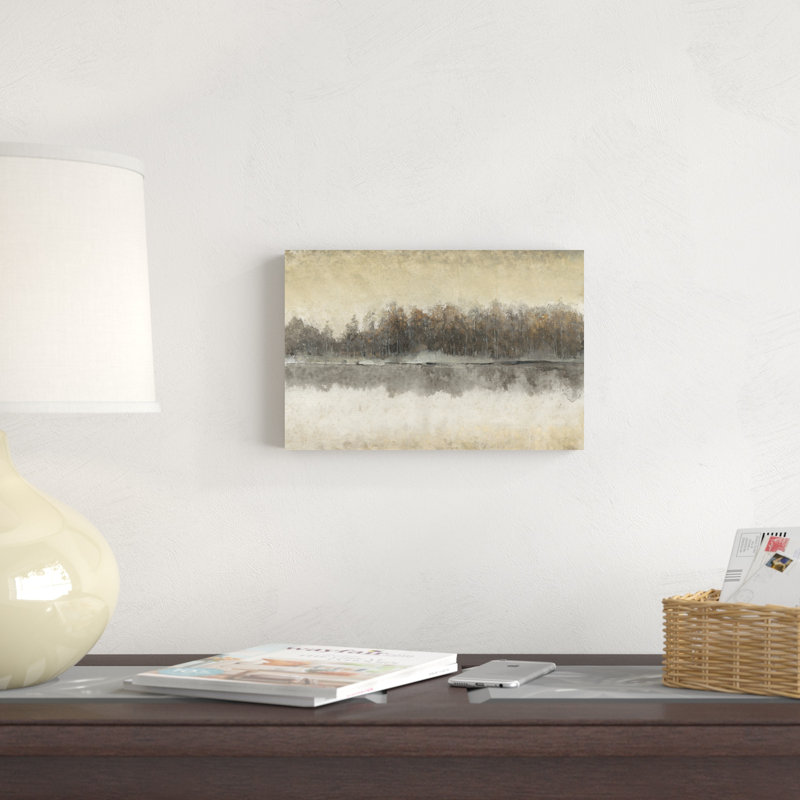 «Edgewater II», peinture sur toile, H 8 po x l 12 po, Unframed, Non