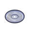 Lavabo vasque élégant en verre bleu-gris transparent - Finition lisse (non sableuse) avec bonde escamotable, idéal pour les comptoirs de meuble-lavabo | Modèle Lav-fws105